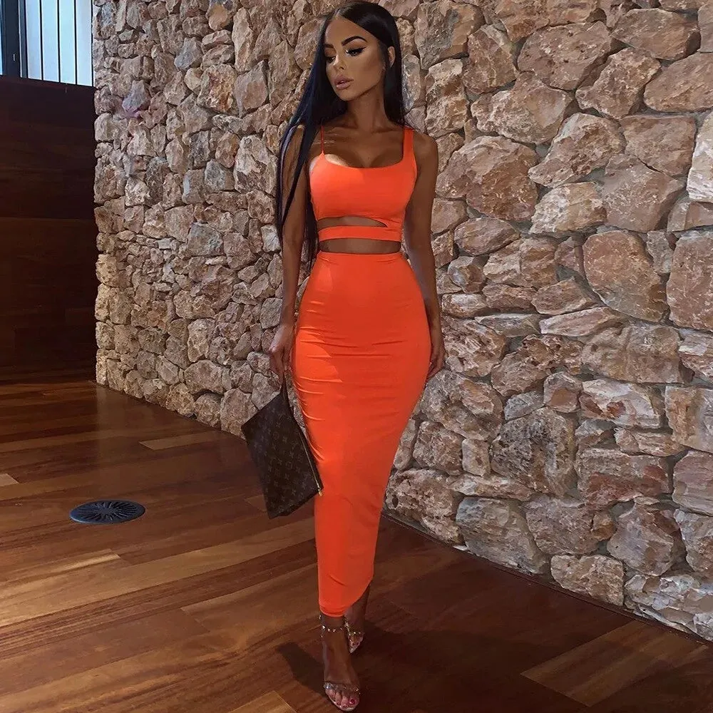 2-Piece Sexy Dress Set