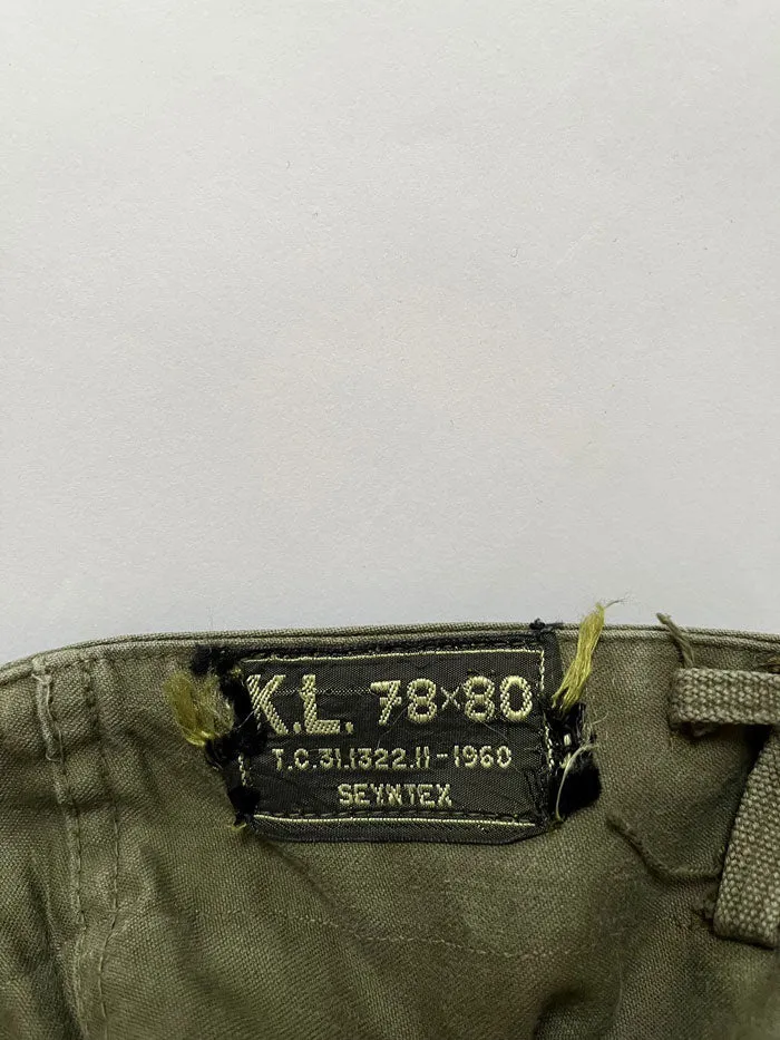 60s Dutch Army cargo pant 31x32