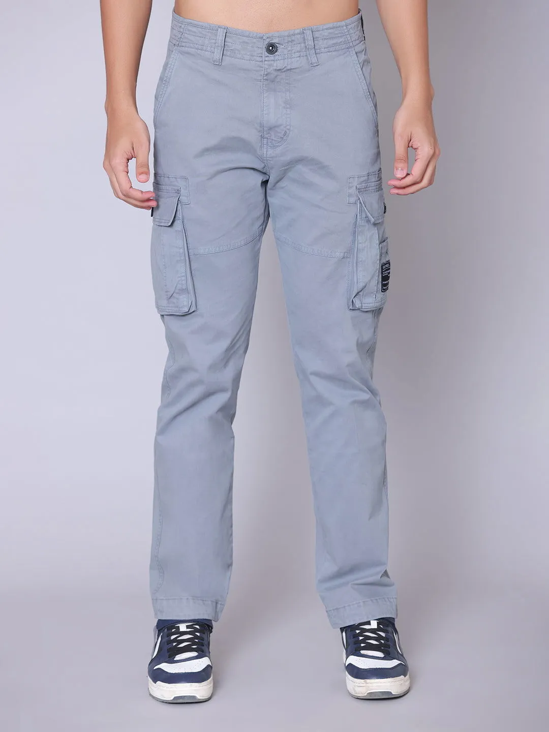 7 Pockets Cargo-Light Grey