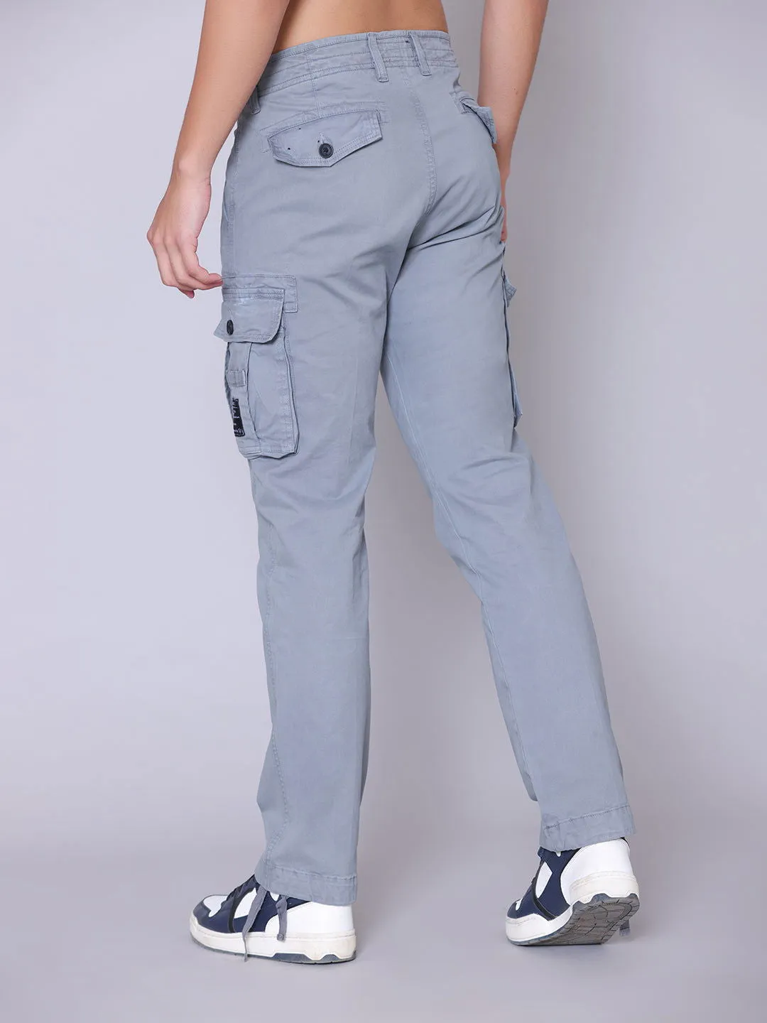 7 Pockets Cargo-Light Grey