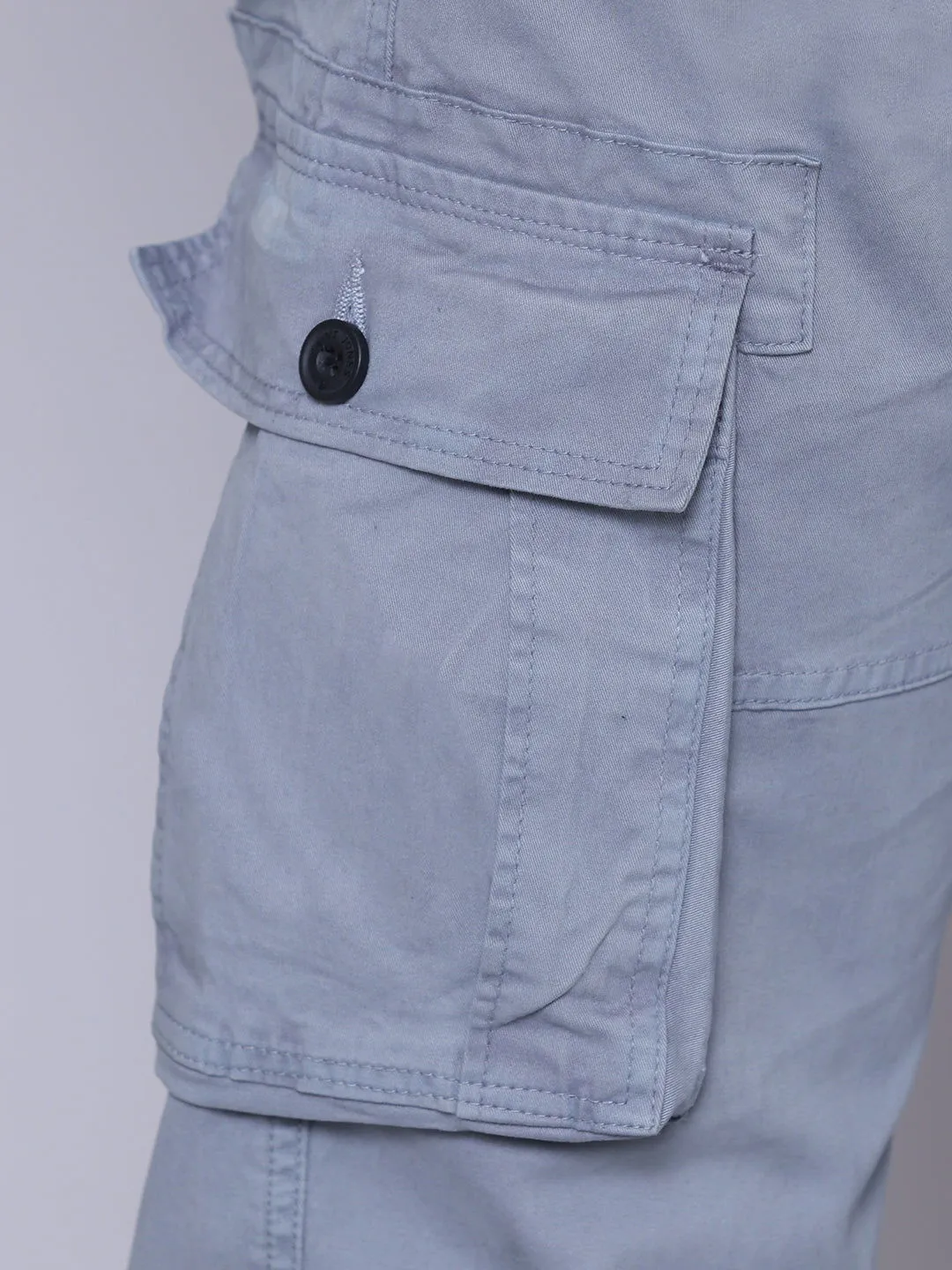 7 Pockets Cargo-Light Grey