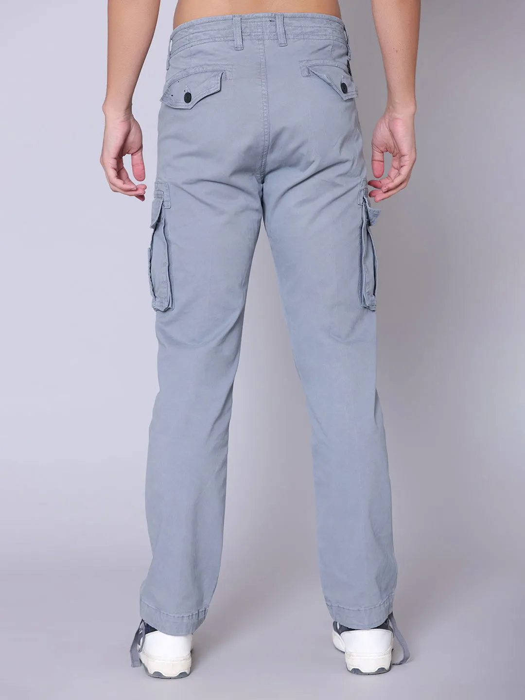 7 Pockets Cargo-Light Grey