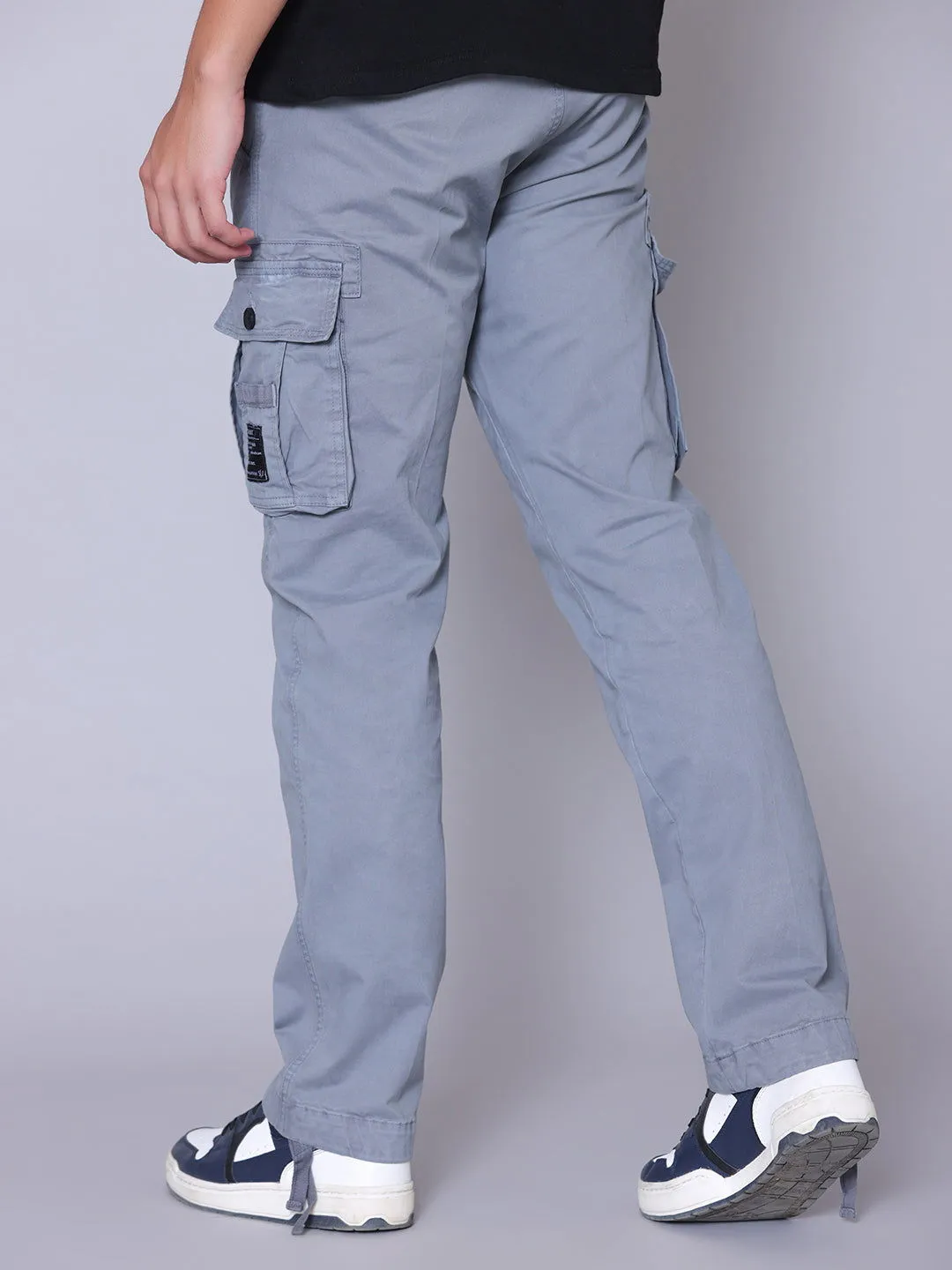 7 Pockets Cargo-Light Grey