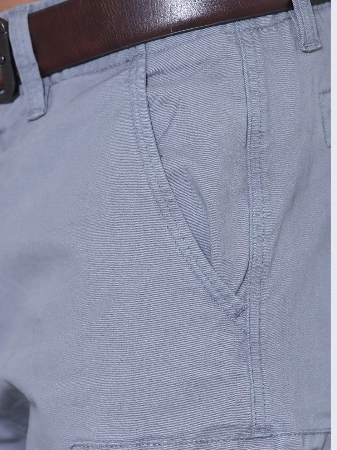 7 Pockets Cargo-Light Grey