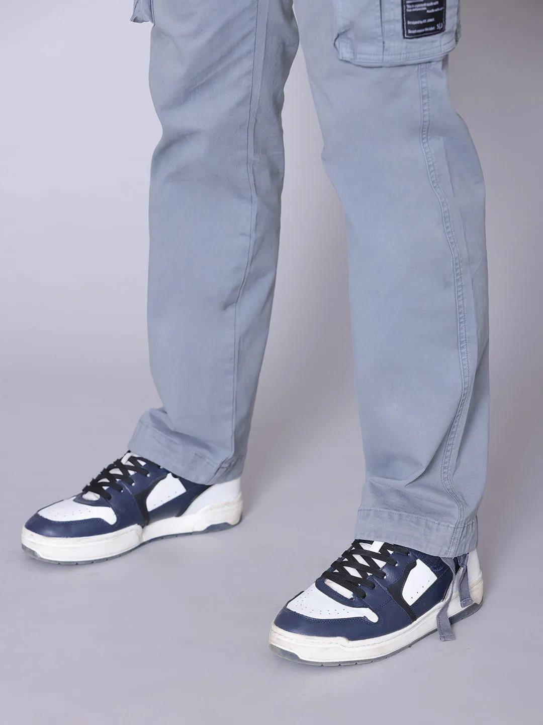 7 Pockets Cargo-Light Grey