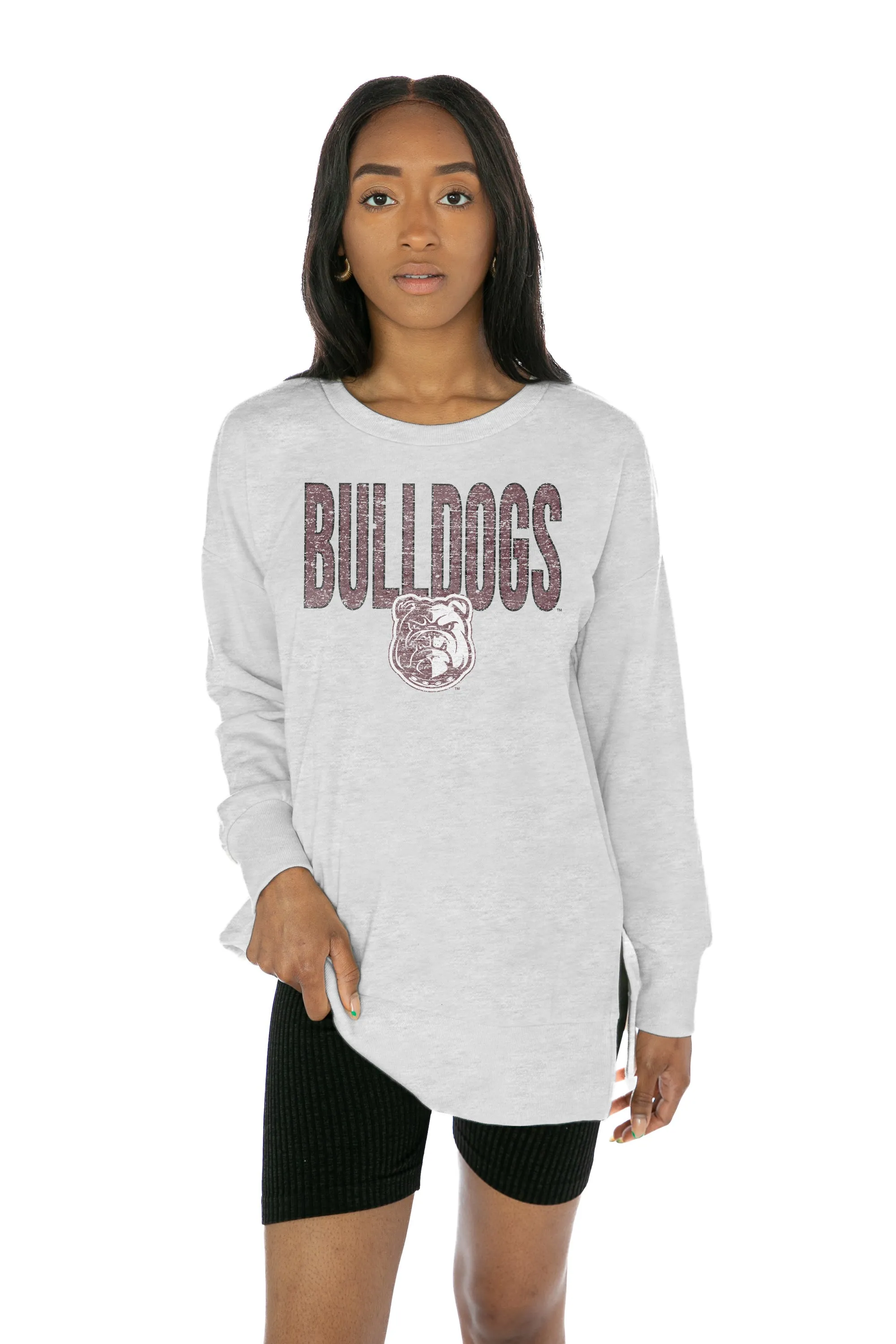 ALABAMA A&M BULLDOGS STYLE STATEMENT SIDE SLIT PULLOVER