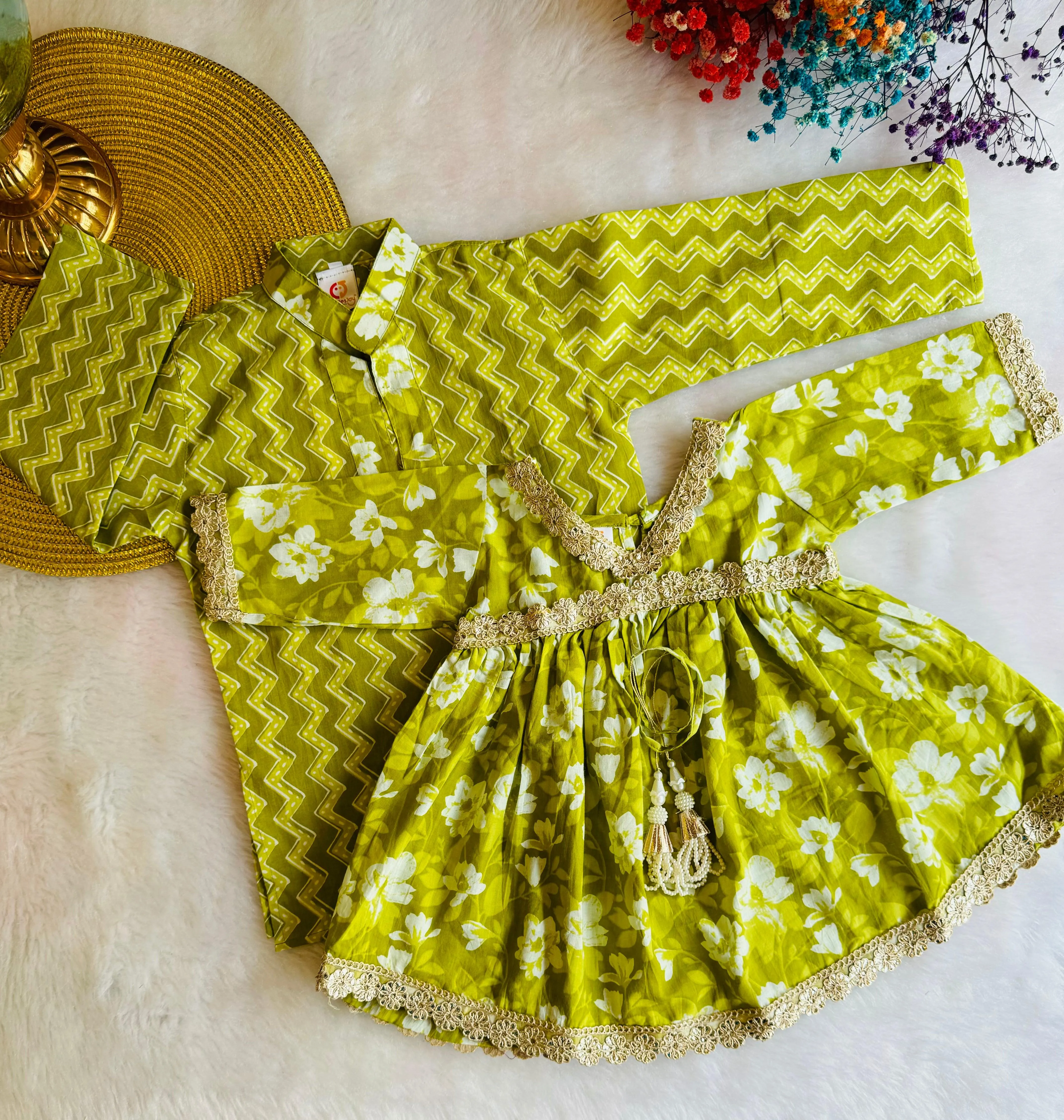 Alyaa Kurti Afghani Sets