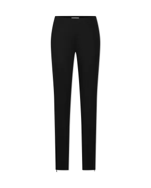 Ankle Zipper Mid Waist Pants