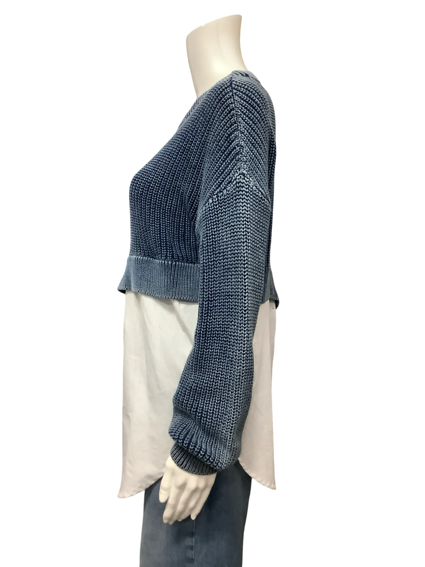 Anthropologie Pilcro Shirt Sweater Twofer Size: XS