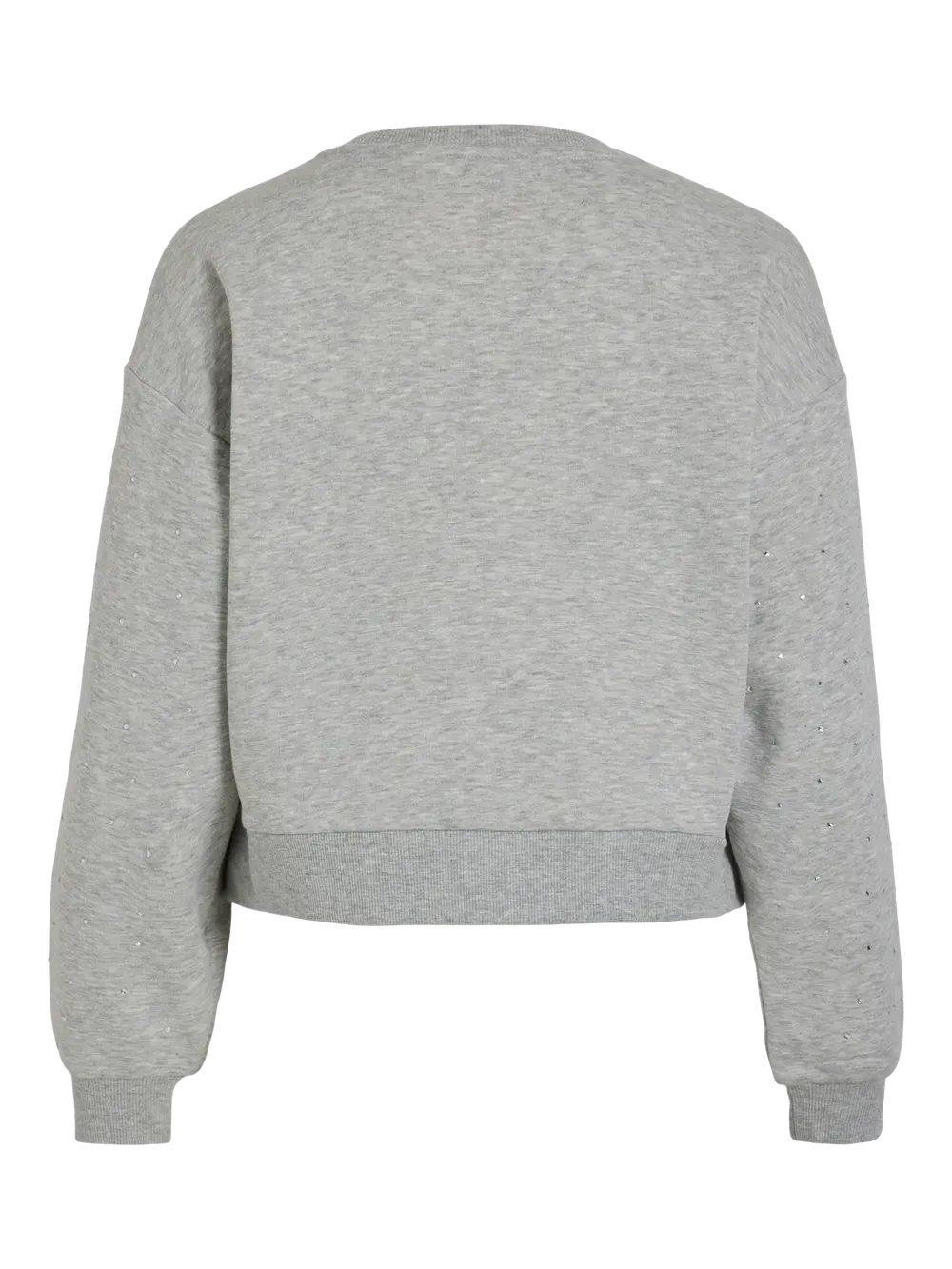 Astakka Stud Sweatshirt - Light Grey Melange