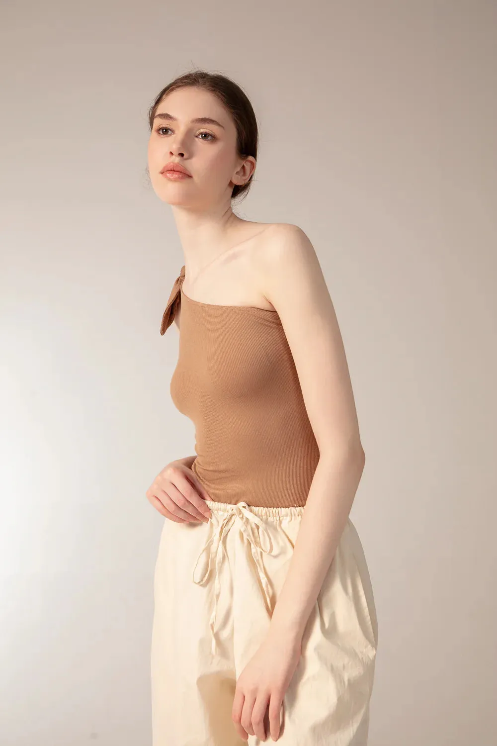 BELLA Body and ELORA Pants Set - Oatmeal and Beige