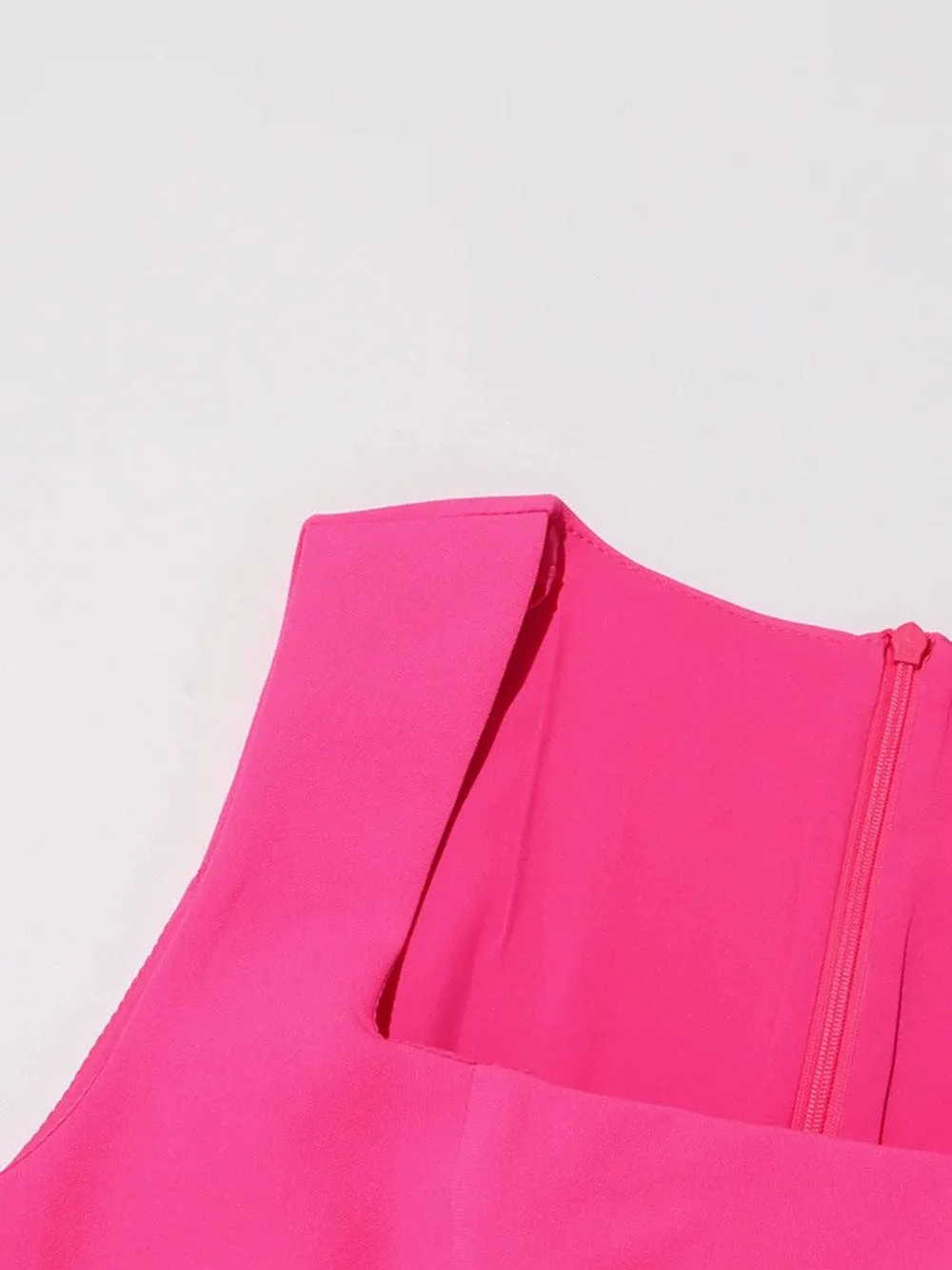Bevan Sleeveless Appliques Mini Dress