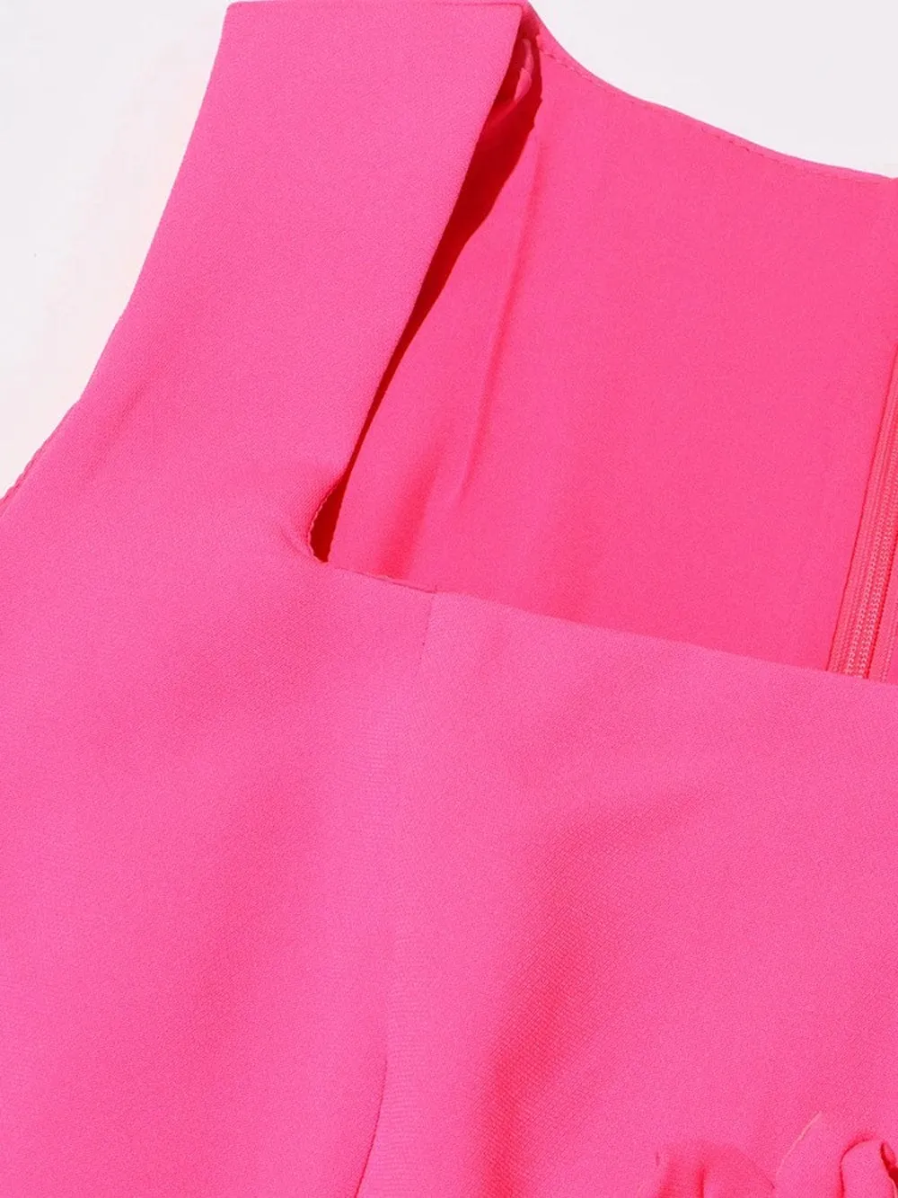Bevan Sleeveless Appliques Mini Dress