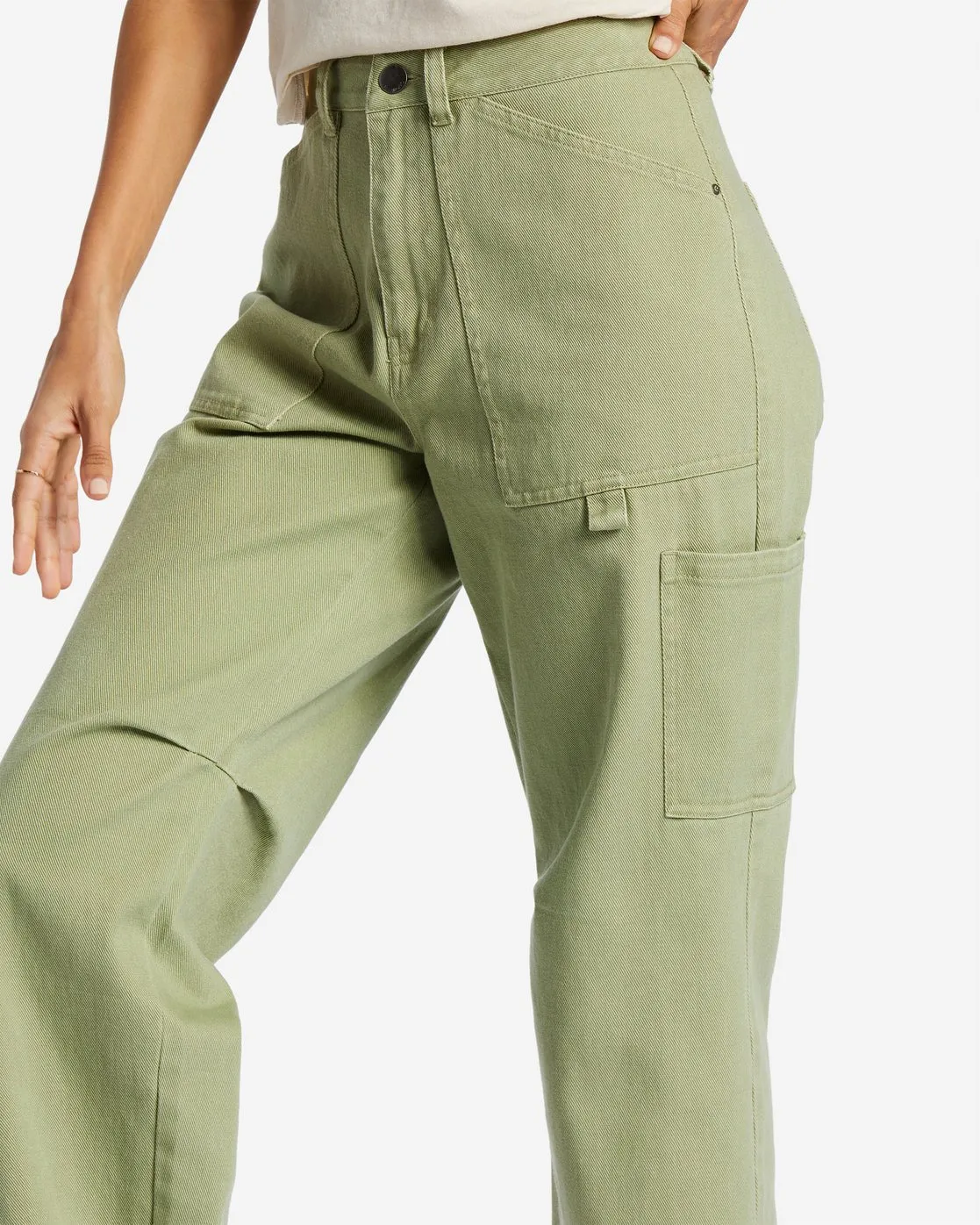 Billabong "Leia" Cargo Pants in Avocado