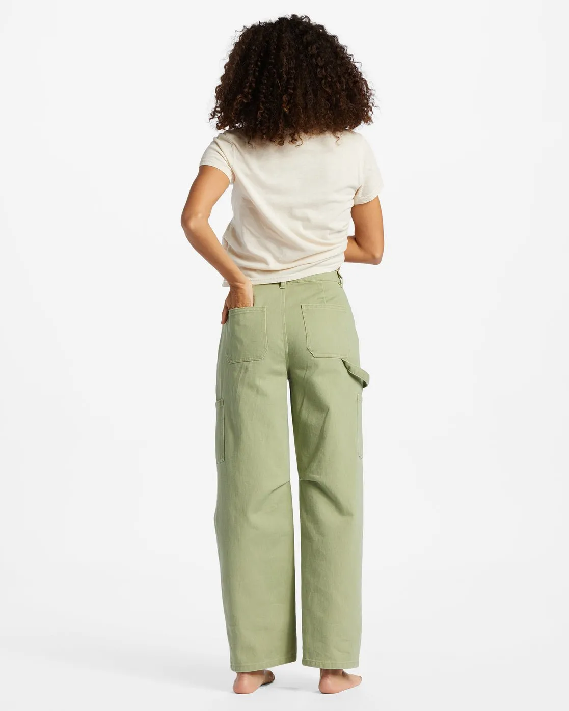 Billabong "Leia" Cargo Pants in Avocado