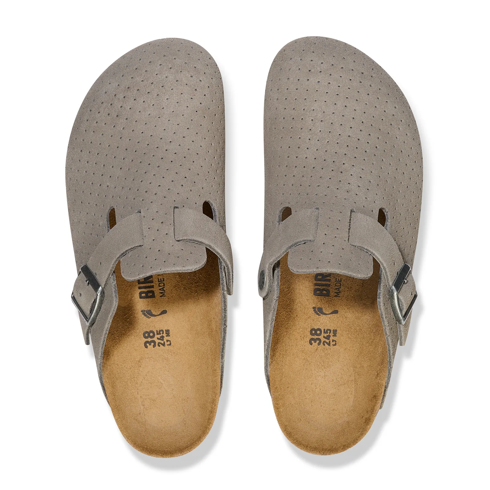 Birkenstock Boston Clog (Women) - Dotted Stone Coin Suede