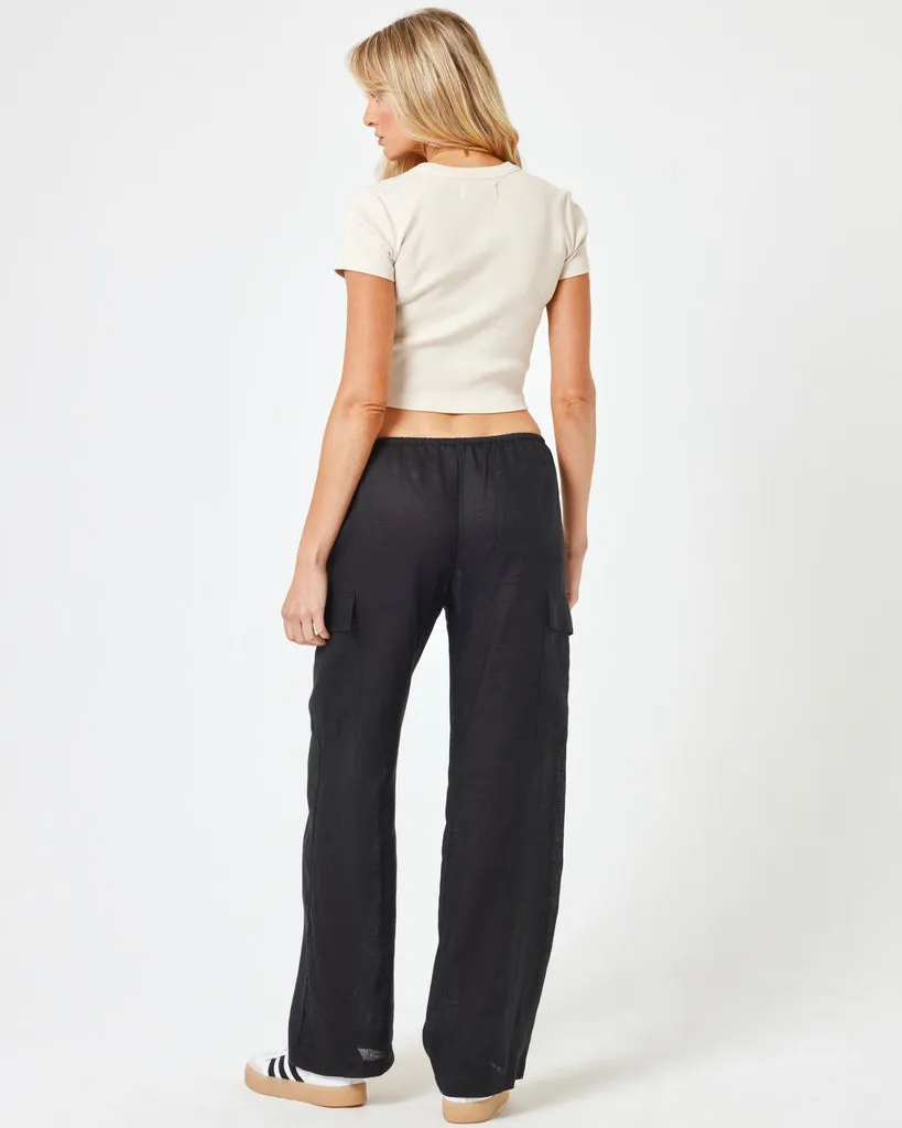 Black Sundown Cargo Pant