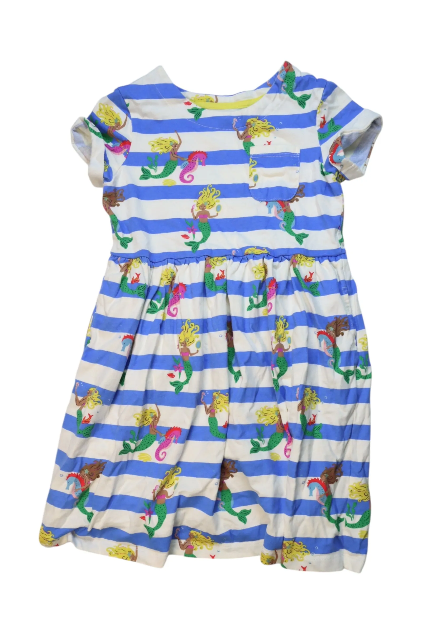 Boden Mermaid Short Sleeve Dress 9Y