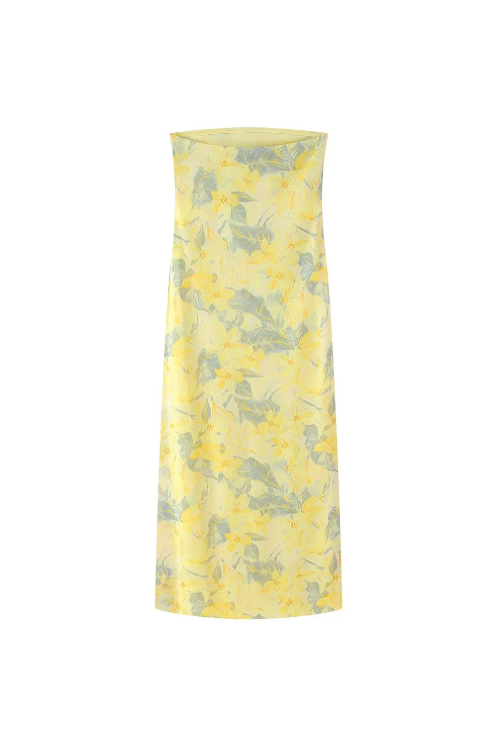 'Brooklyn' Printed chiffon-like  Off-Shoulder Dress