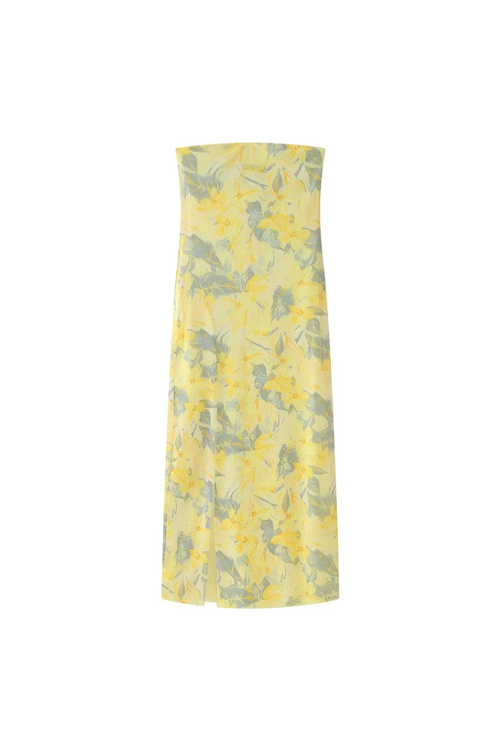 'Brooklyn' Printed chiffon-like  Off-Shoulder Dress