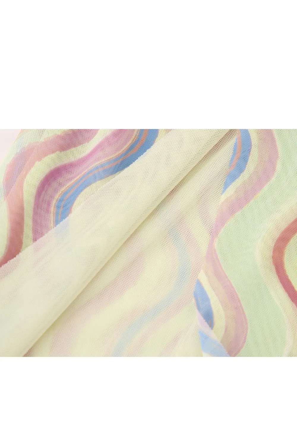 'Brooklyn' Printed chiffon-like  Off-Shoulder Dress