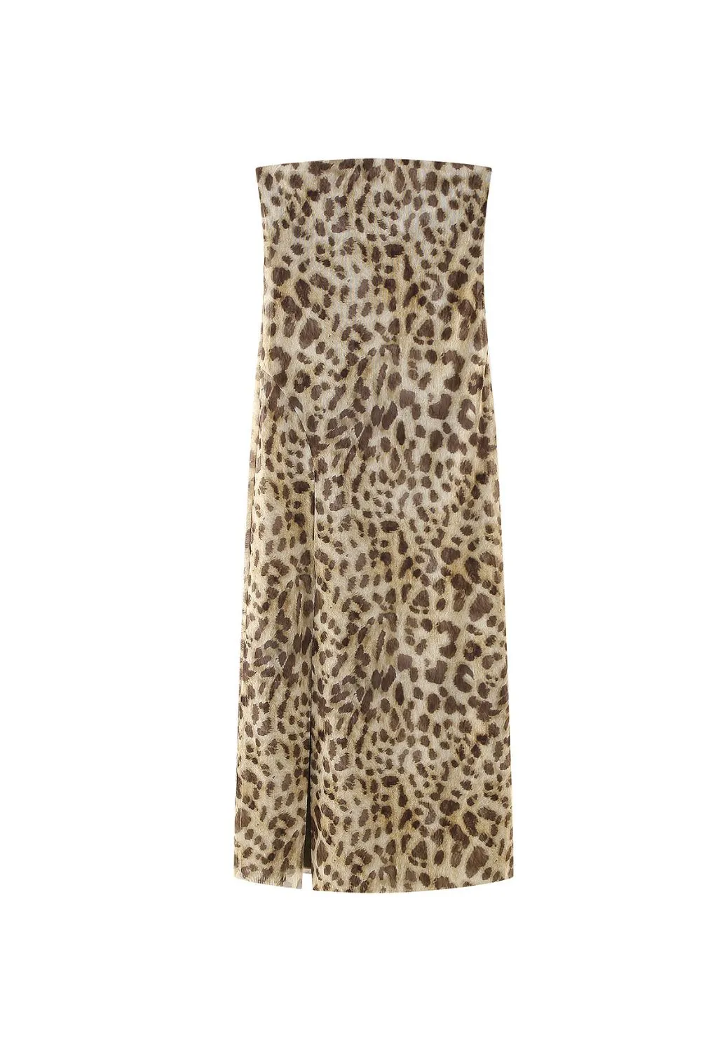 'Brooklyn' Printed chiffon-like  Off-Shoulder Dress