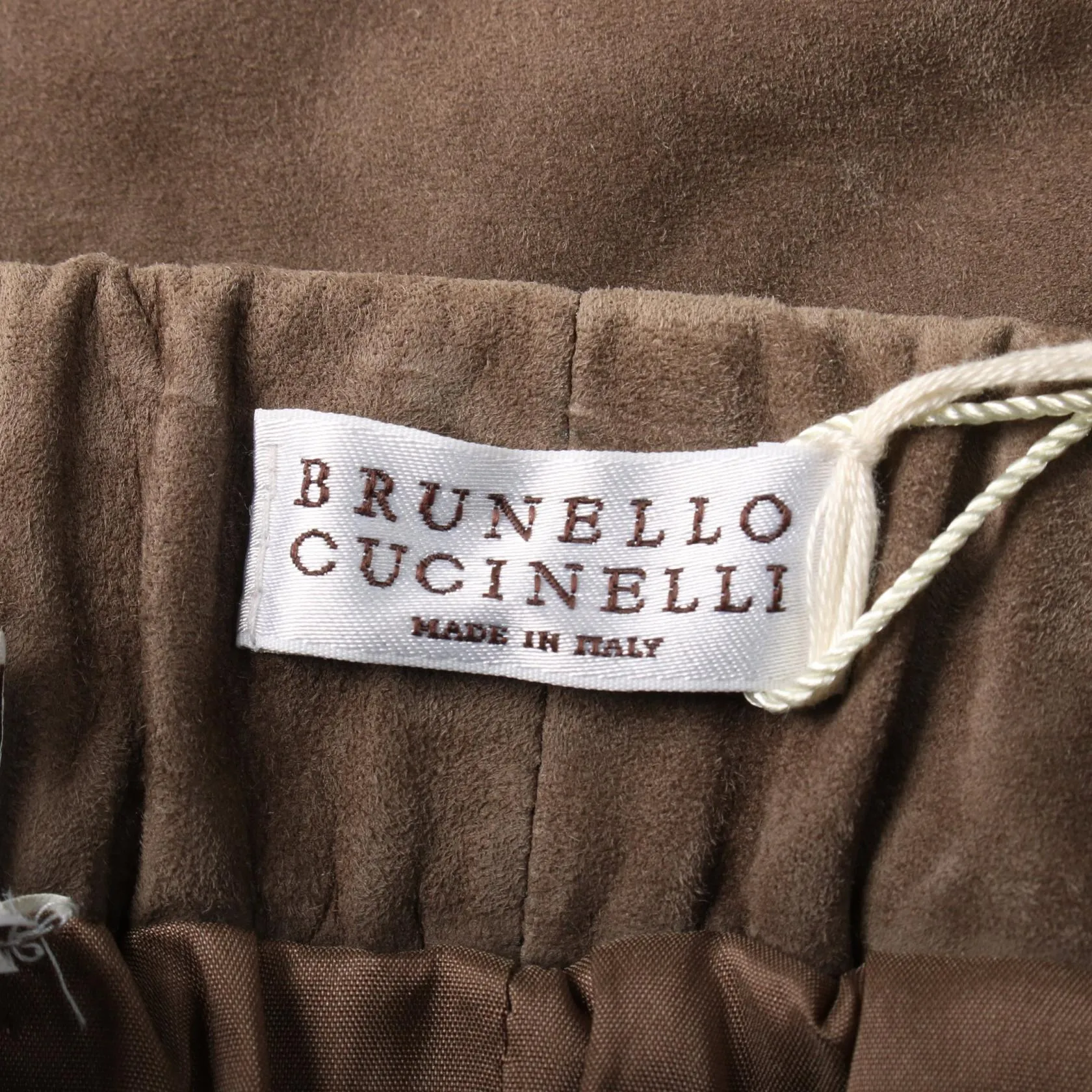 Brunello Cucinelli Suede Pants Women