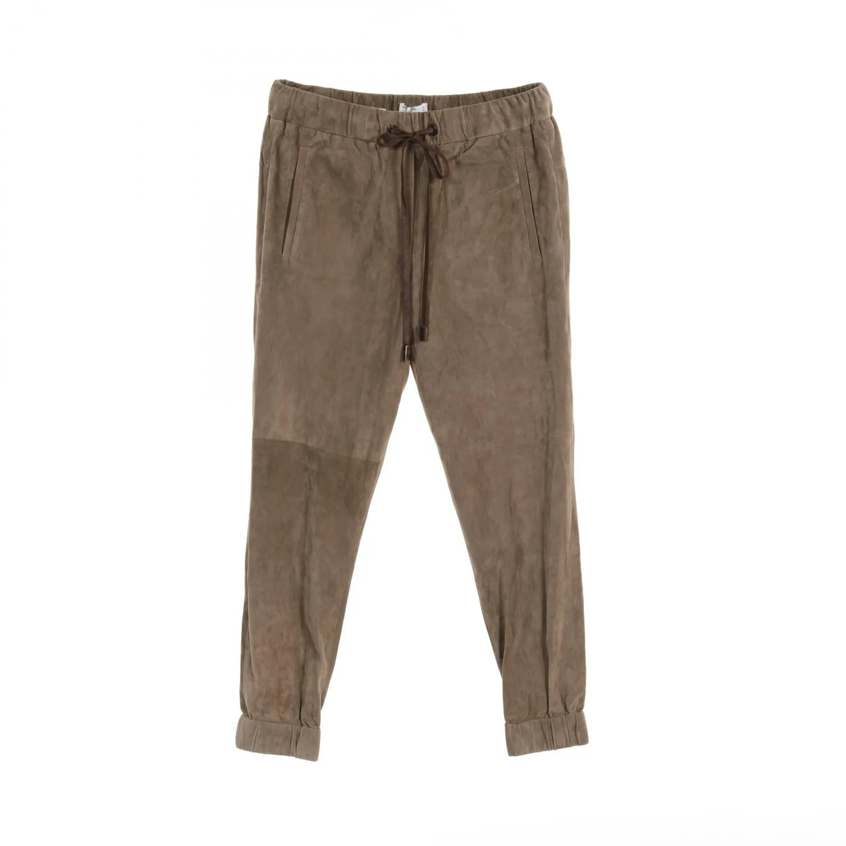 Brunello Cucinelli Suede Pants Women