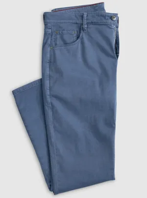 Carmel Sateen 5-Pocket Pant in Blue Horizon by Johnnie-O