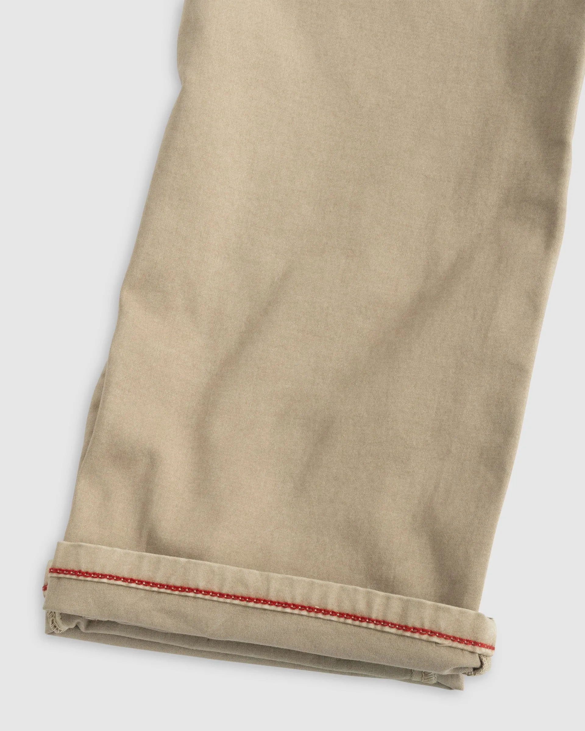 Carmel Sateen 5-Pocket Pant in Khaki by Johnnie-O