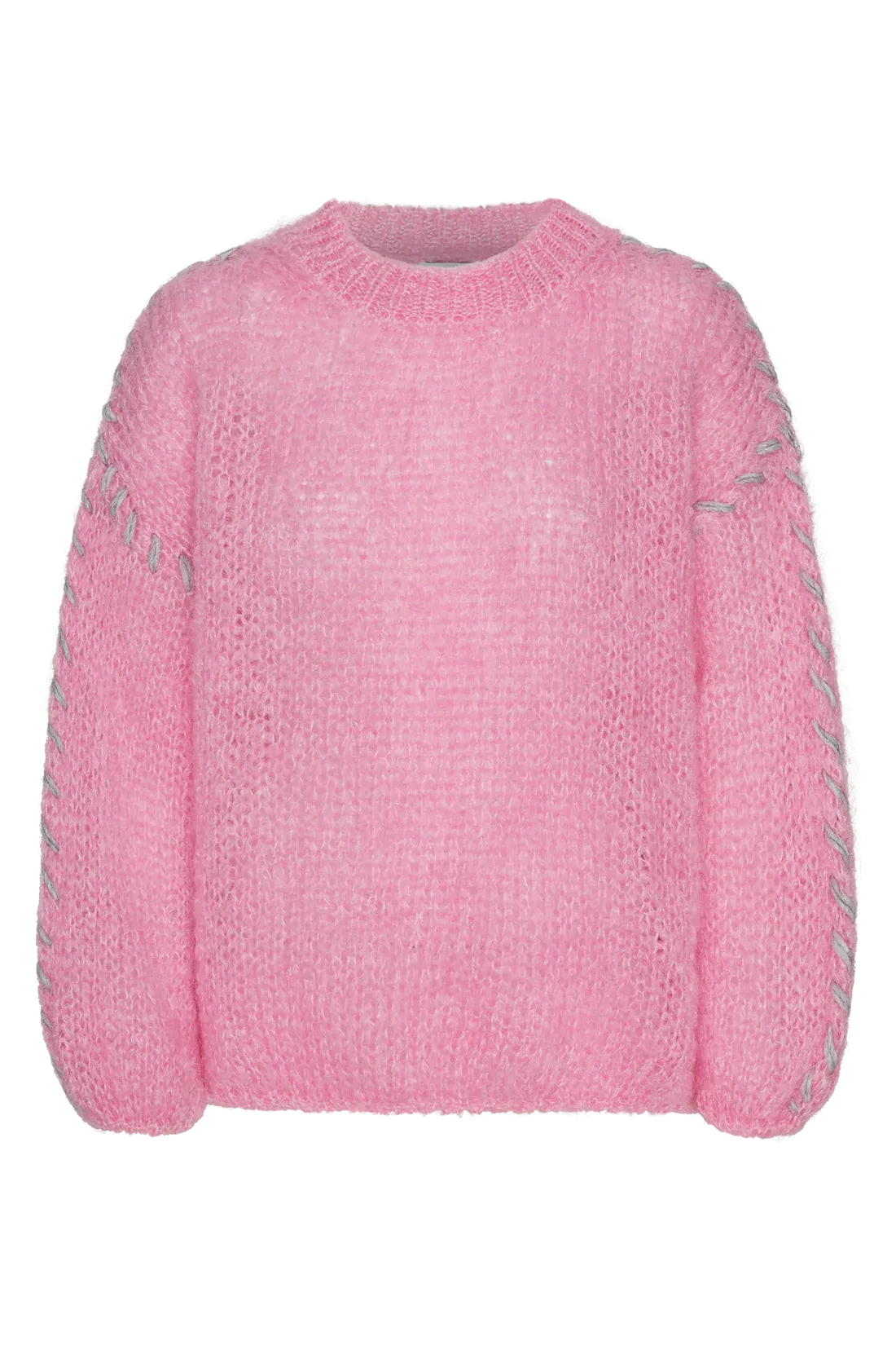 Catia Mohair Stitch Pullover - Soft Berry