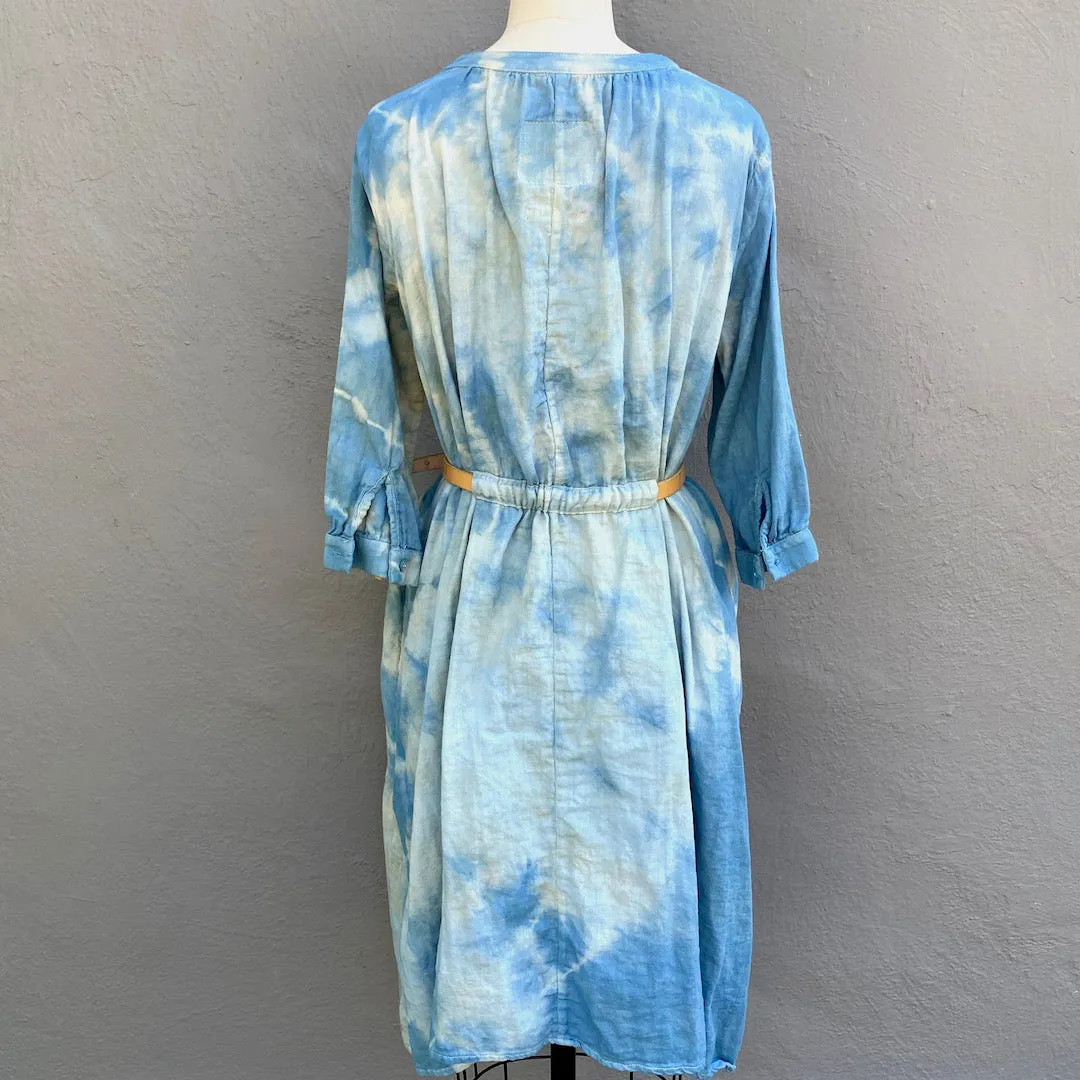 Celeste Dress in Light Blue | Organic Cotton Double Gauze | Ripple