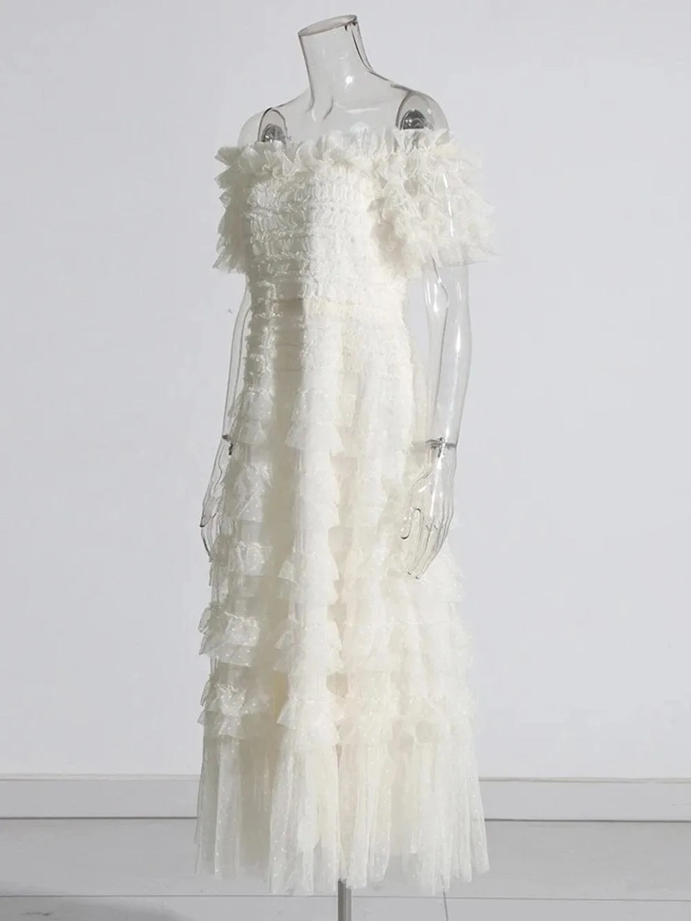 Cherie Mesh Midi Dress