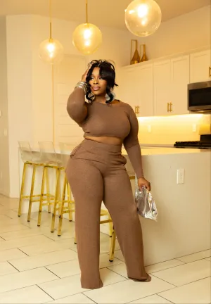 Chill Babe Set- Brown