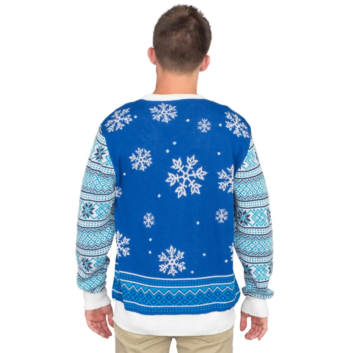 Christmas Beer Sweater JulesRoche Festive Adult Fit 85% Acrylic Wool