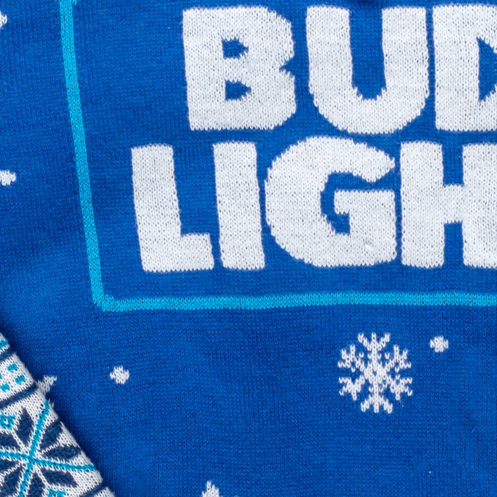 Christmas Beer Sweater JulesRoche Festive Adult Fit 85% Acrylic Wool