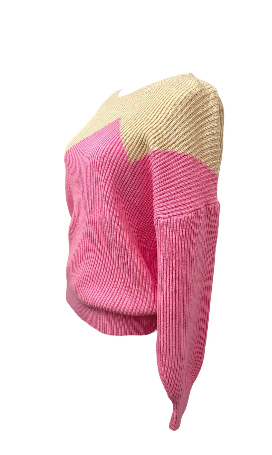 Cream/Pink Sweater