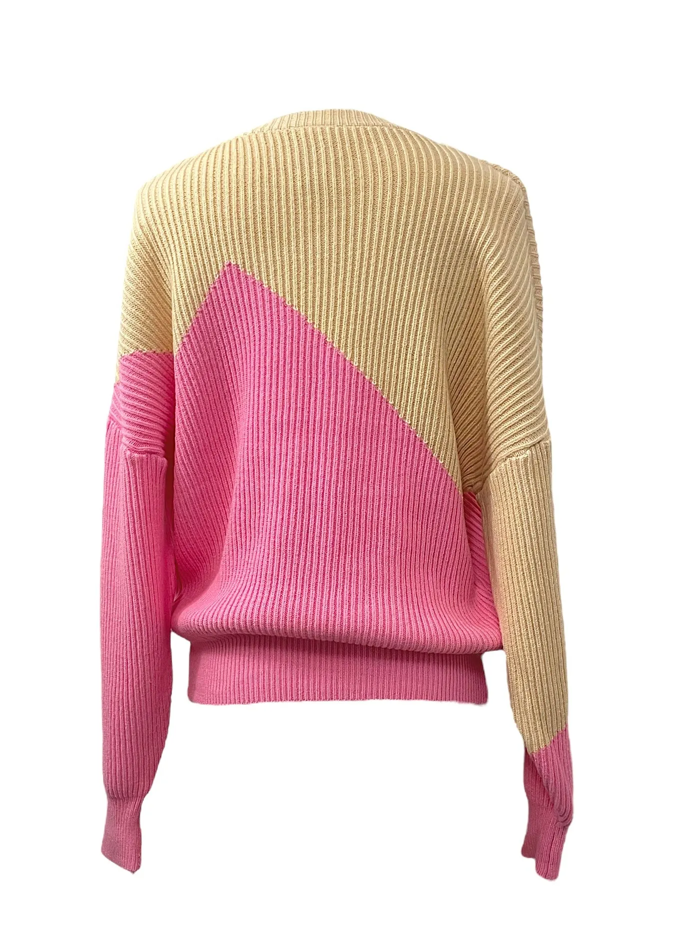 Cream/Pink Sweater