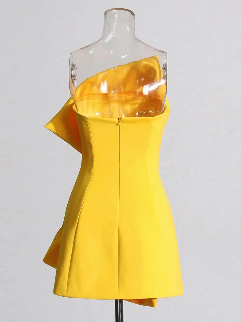 Dalynn Sleeveless Bowknot Mini Dress