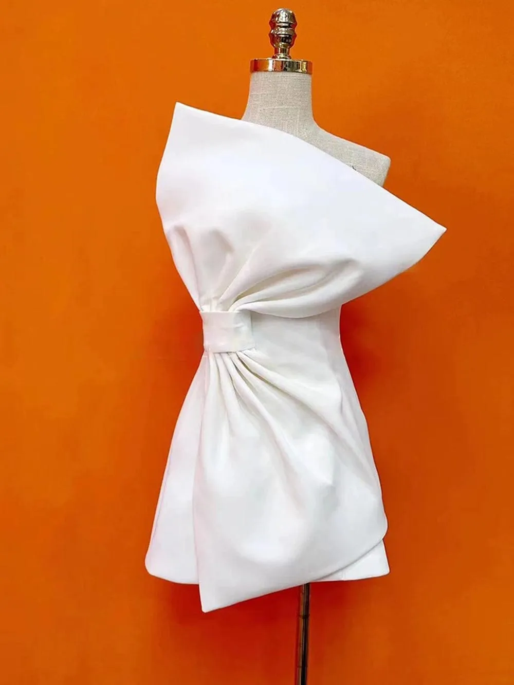 Dalynn Sleeveless Bowknot Mini Dress