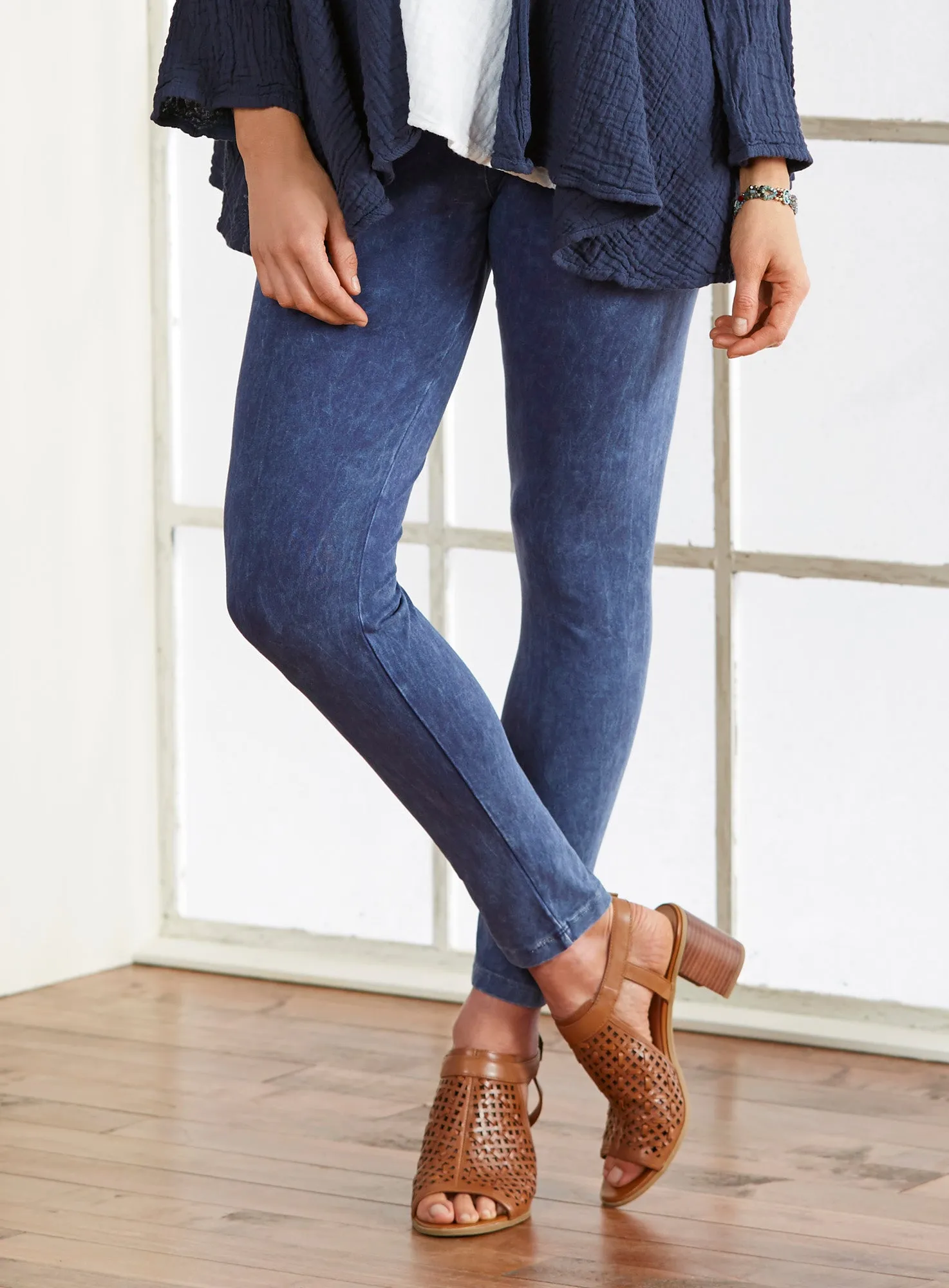 Day to Night Legging Pants - Mineral Washed