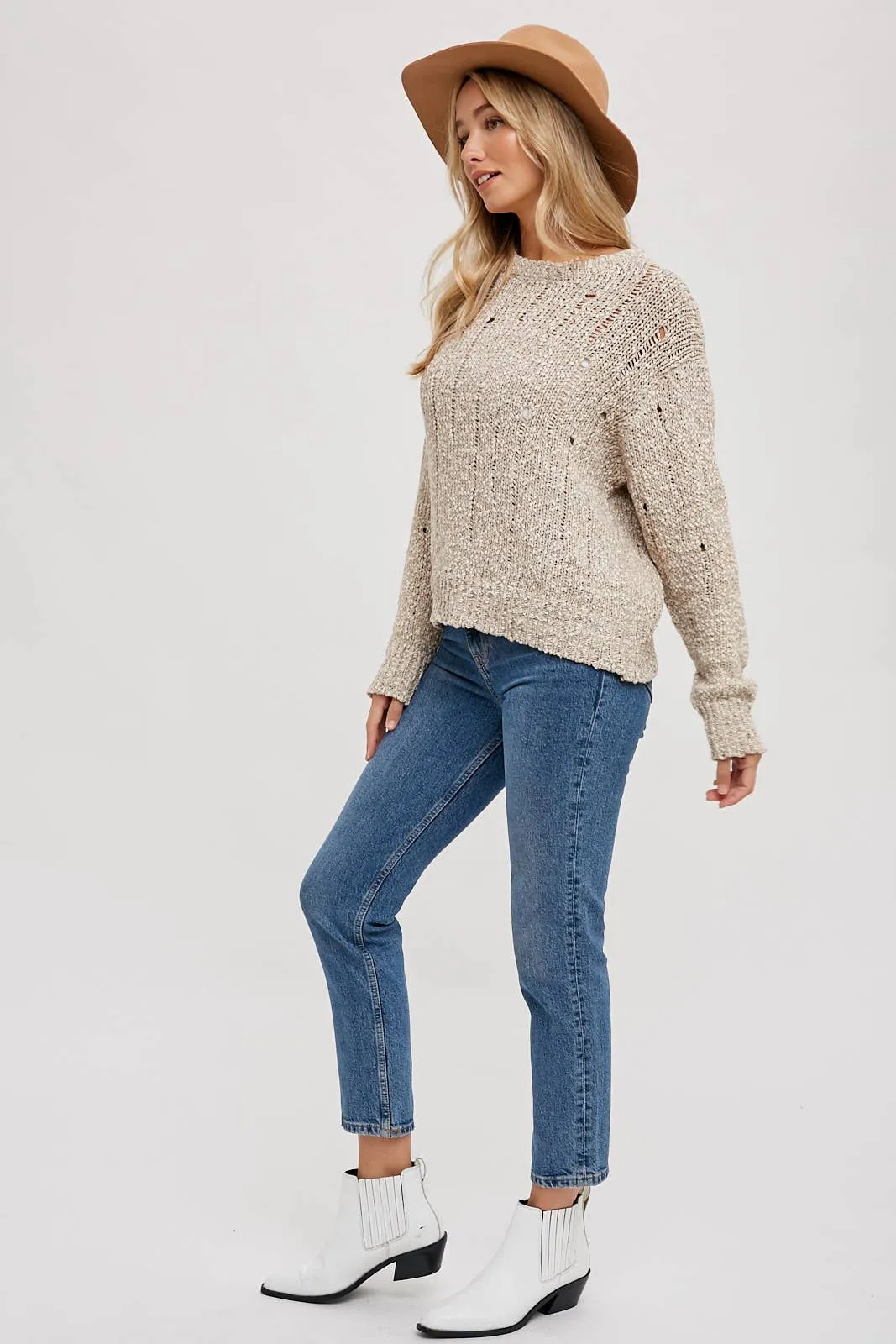 DISTRESSED SWEATER