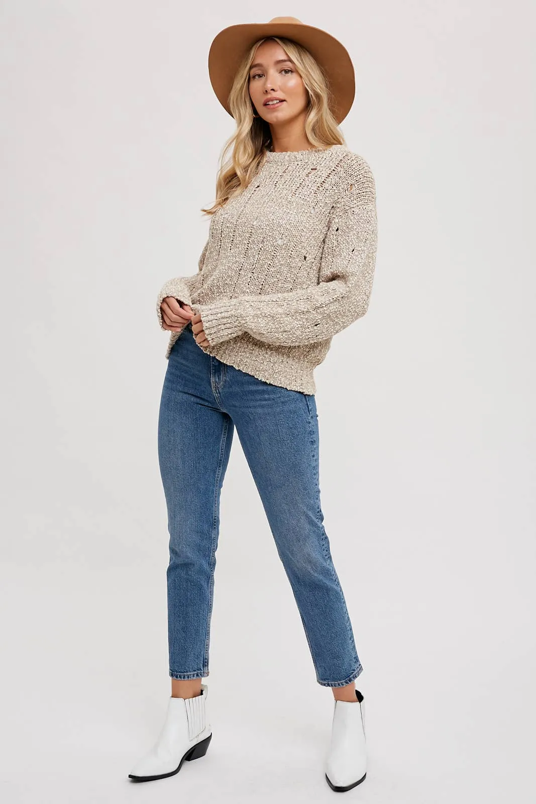 DISTRESSED SWEATER