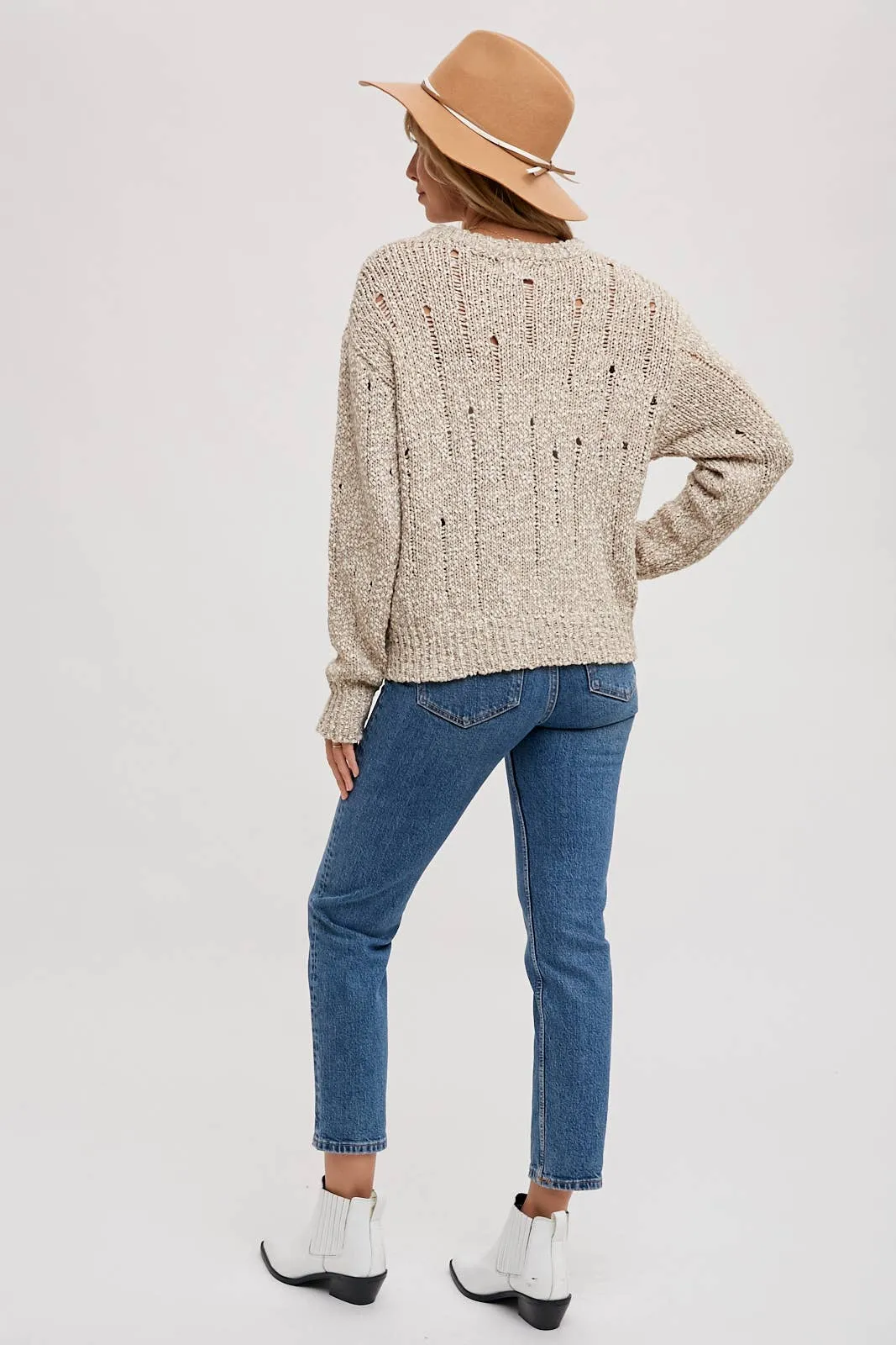 DISTRESSED SWEATER