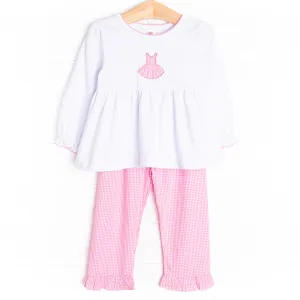 Dress Up Dreams Ruffle Pant Set, Pink