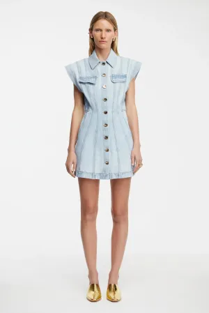 Eagleton Mini Dress Ice Blue
