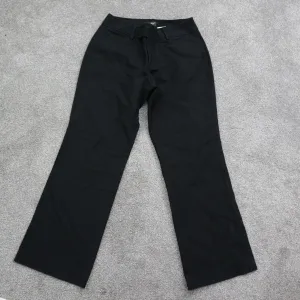 Eddie Bauer Womens Boot Cut Dress Pant Blakely Fit Mid Rise Dark Wash Size 4
