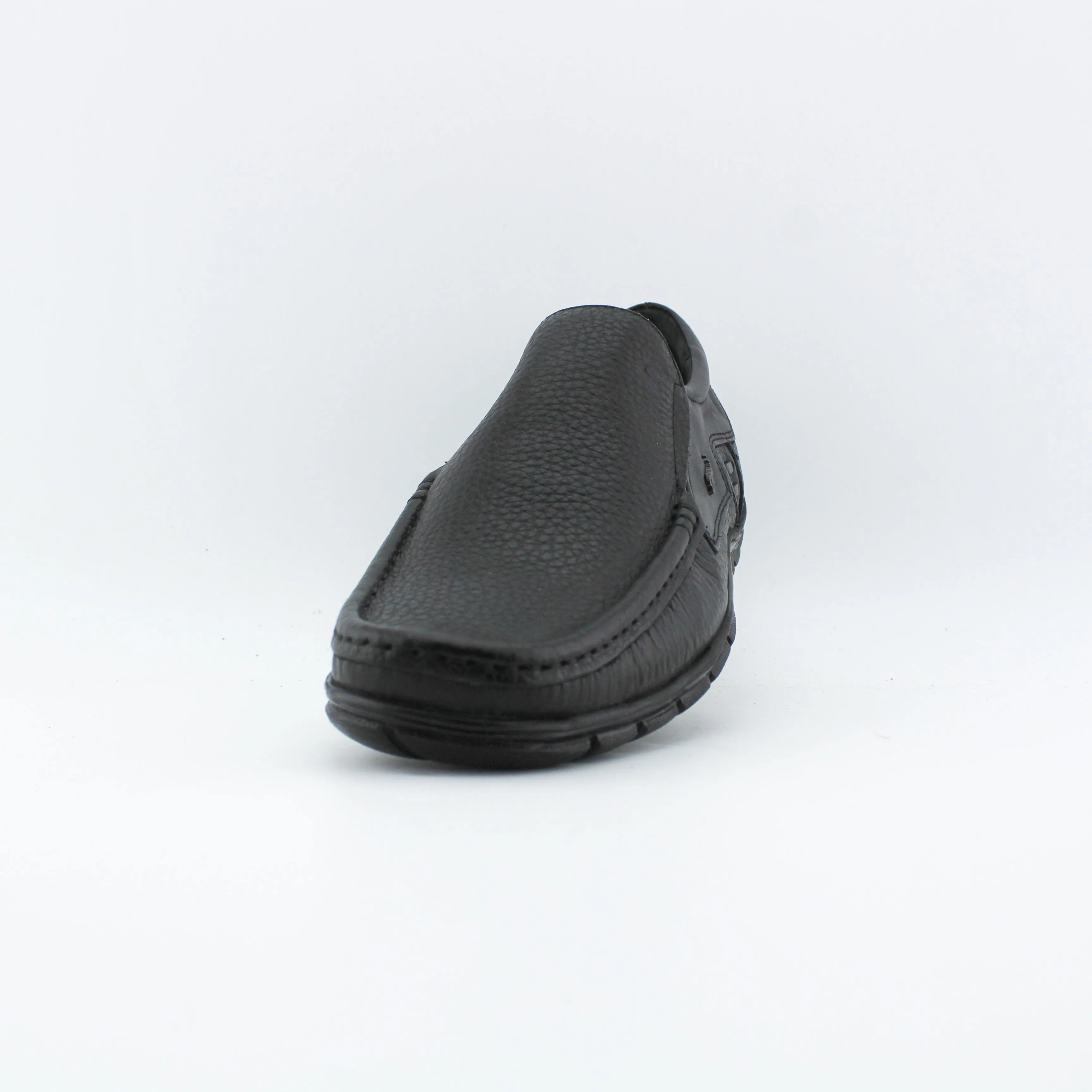 Elegant Leather Loafer (Black)