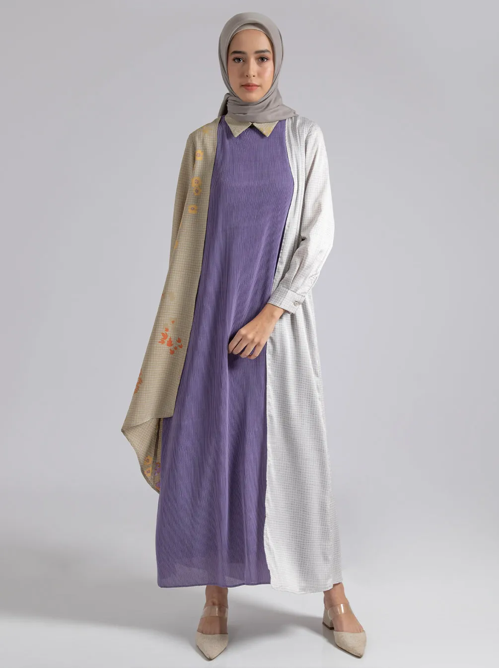 ELOISE DRESS LILAC SUEDE
