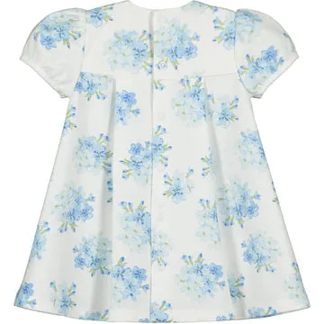 Emile et Rose - Baby Girl Wednesday Dress - Blue Flowers